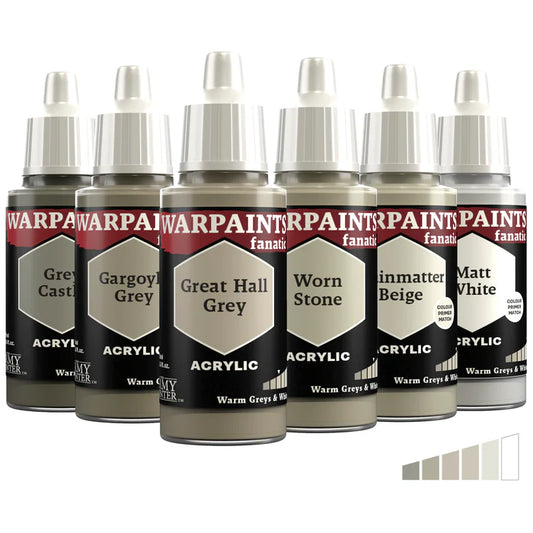 The Army Painter - Warpaints Fanatic: Warm Greys & Whites Flexible Triad The Army Painter - Warpaints Fanatic: Warm Greys & Whites Flexible Triad