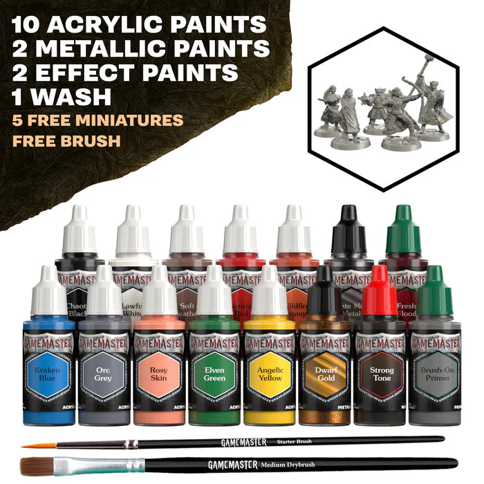 The Army Painter -GameMaster: Adventure Starter Role-playing Paint Set Combo