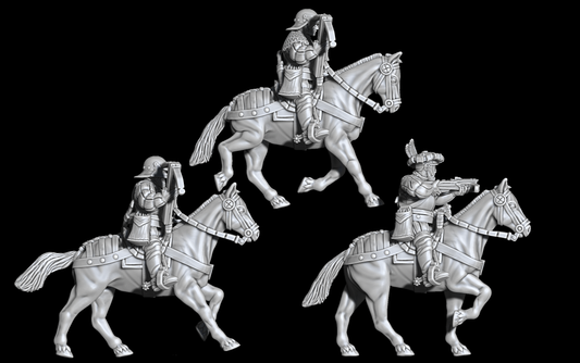 German Mounted Crossbowmen STLs German Mounted Crossbowmen STLs