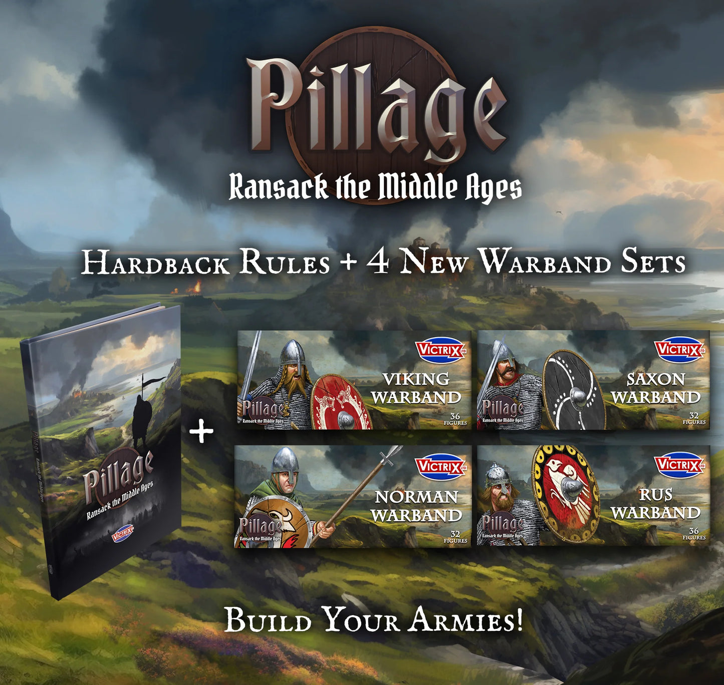 Victrix - Pillage - Hardcover Rulebook (+ Free PDF)