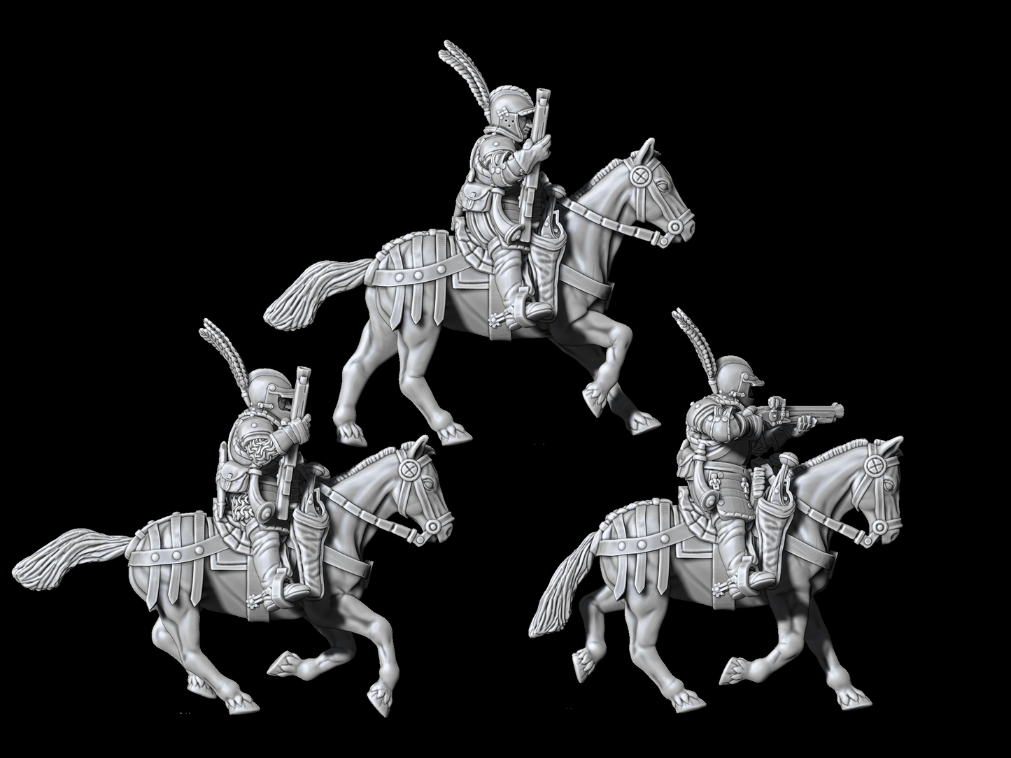 German Reiters with Carbines STLs