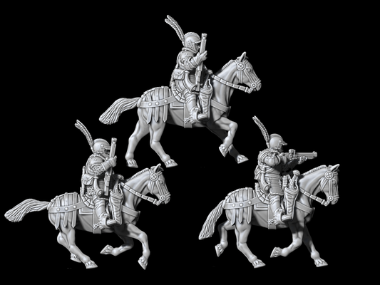 German Reiters with Carbines STLs German Reiters with Carbines STLs