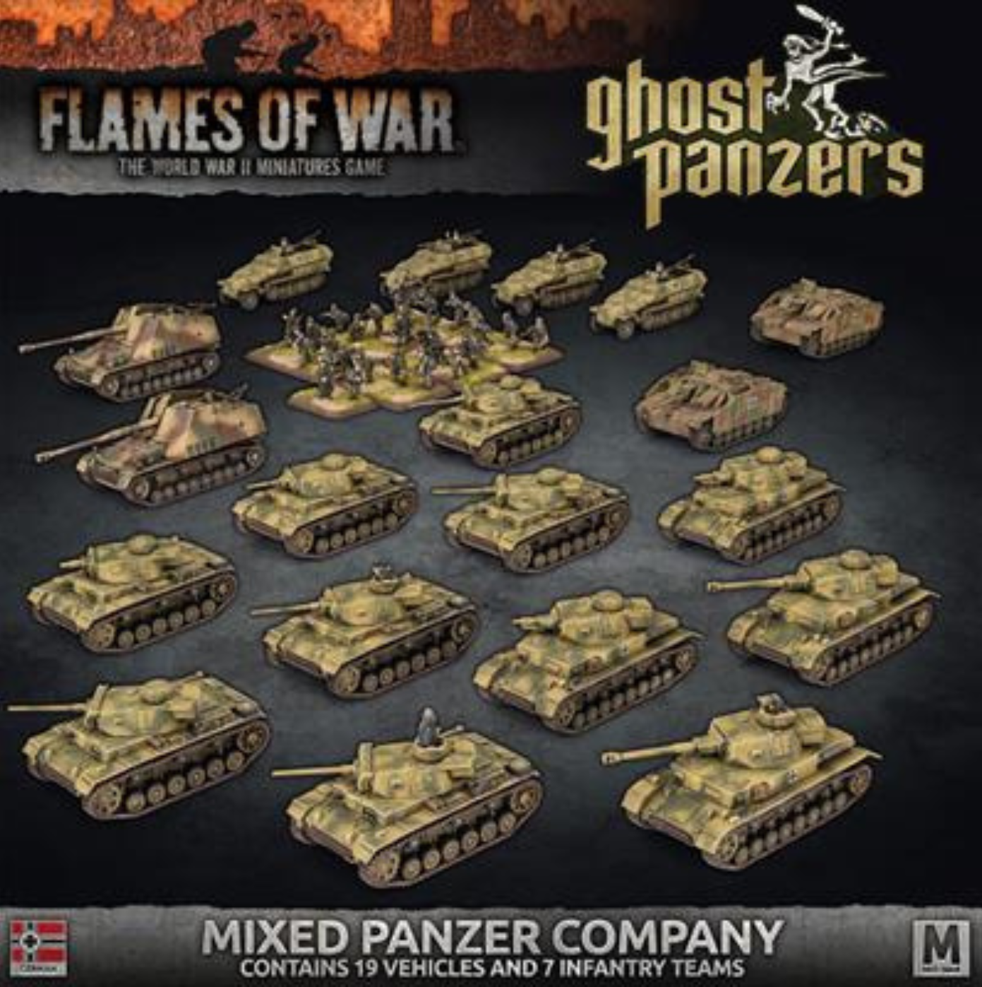 Flames of War - German: Ghost Panzers Mixed Panzer Company