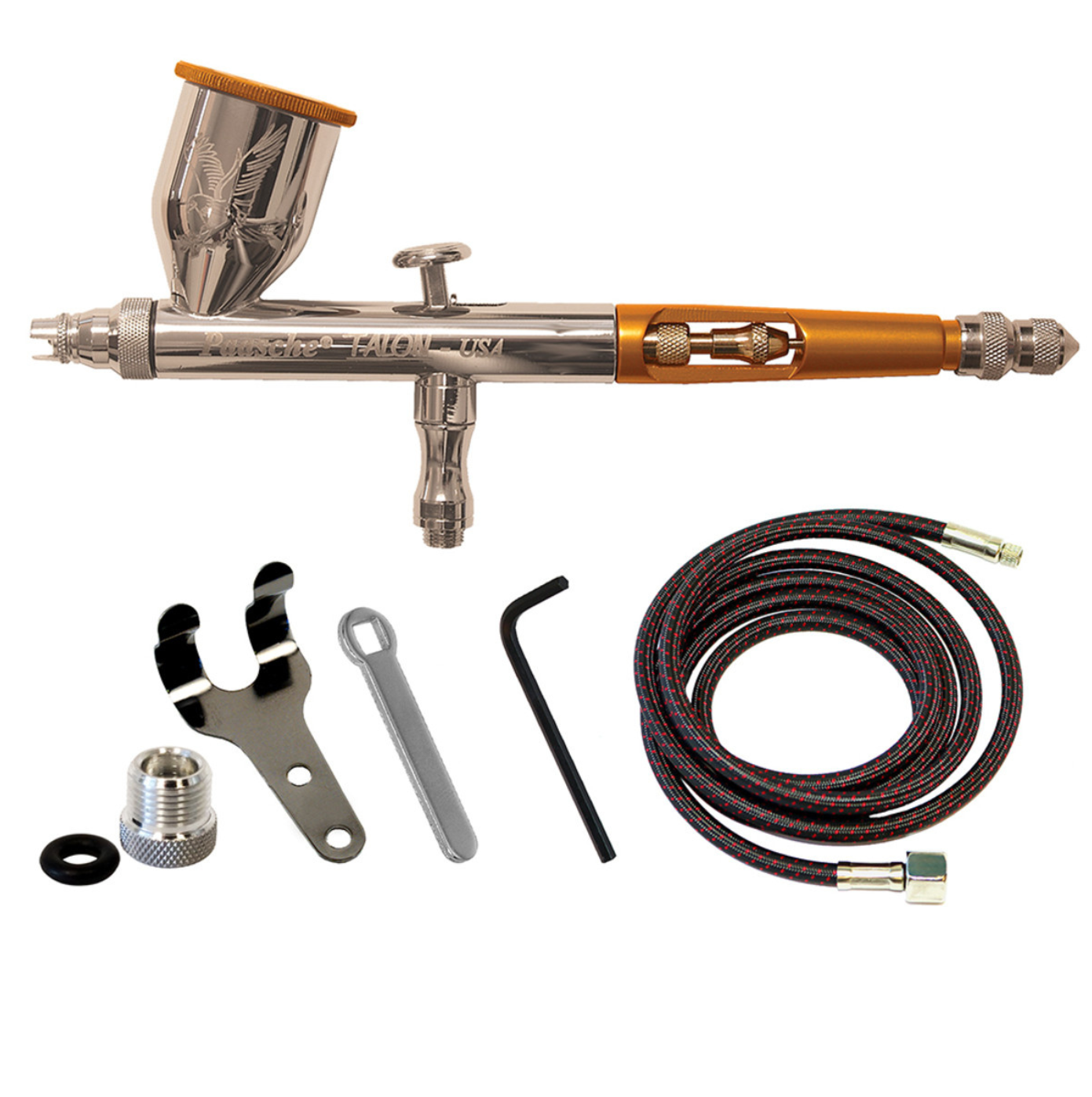 Paasche Airbrush TG-1AS Dual-Action Gravity Feed Airbrush Set, TG Airbrush Sprayer for Decorating, Painting and Model Art