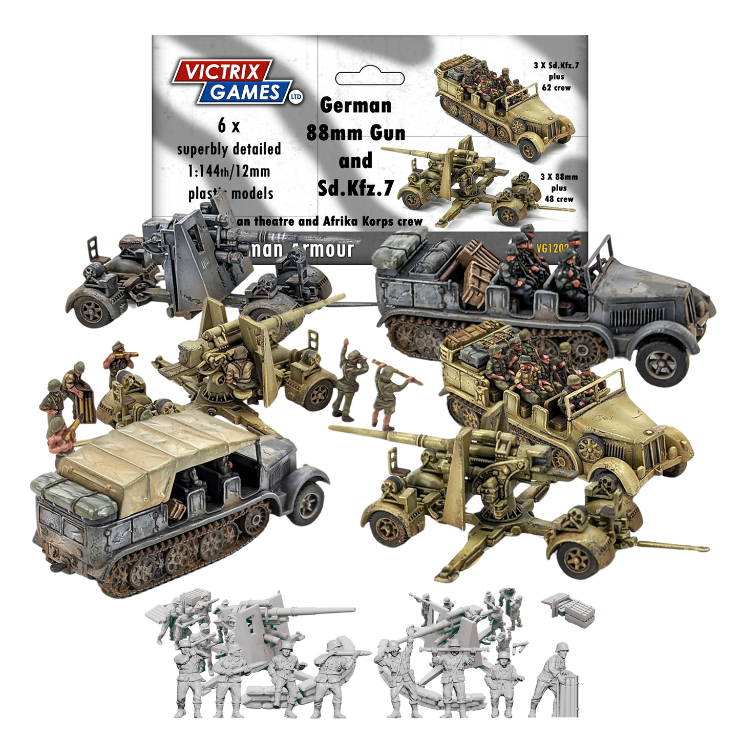 Victrix - German 88m Gun and Sd.Kfz.7
