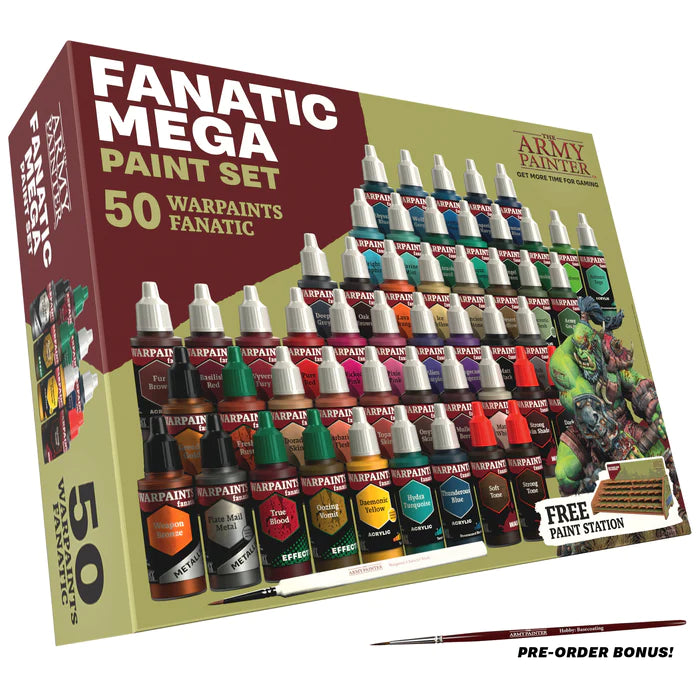 The Army Painter Warpaints Fanatic: Mega Set - Combo The Army Painter Warpaints Fanatic: Mega Set - Combo