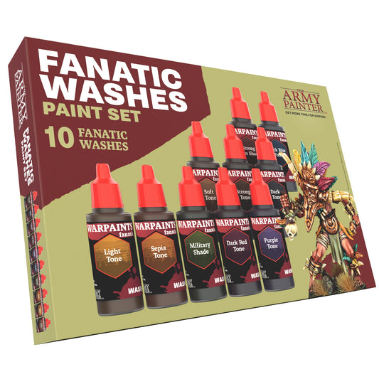 The Army Painter Warpaints Fanatic: Washes Paint Set The Army Painter Warpaints Fanatic: Washes Paint Set