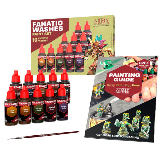 The Army Painter Warpaints Fanatic: Washes Paint Set - Combo
