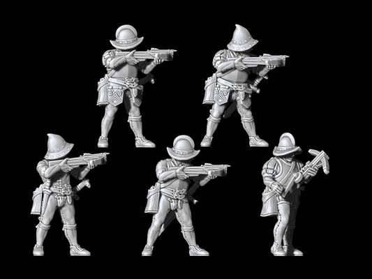 Spanish Crossbowmen STLs Spanish Crossbowmen STLs
