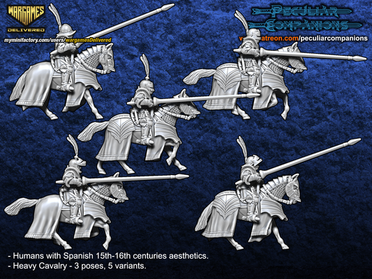 Spanish Heavy Cavalry STLs Spanish Heavy Cavalry STLs