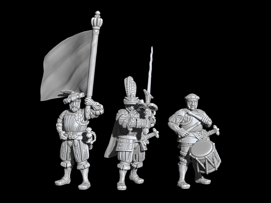 German Foot Command STLs German Foot Command STLs