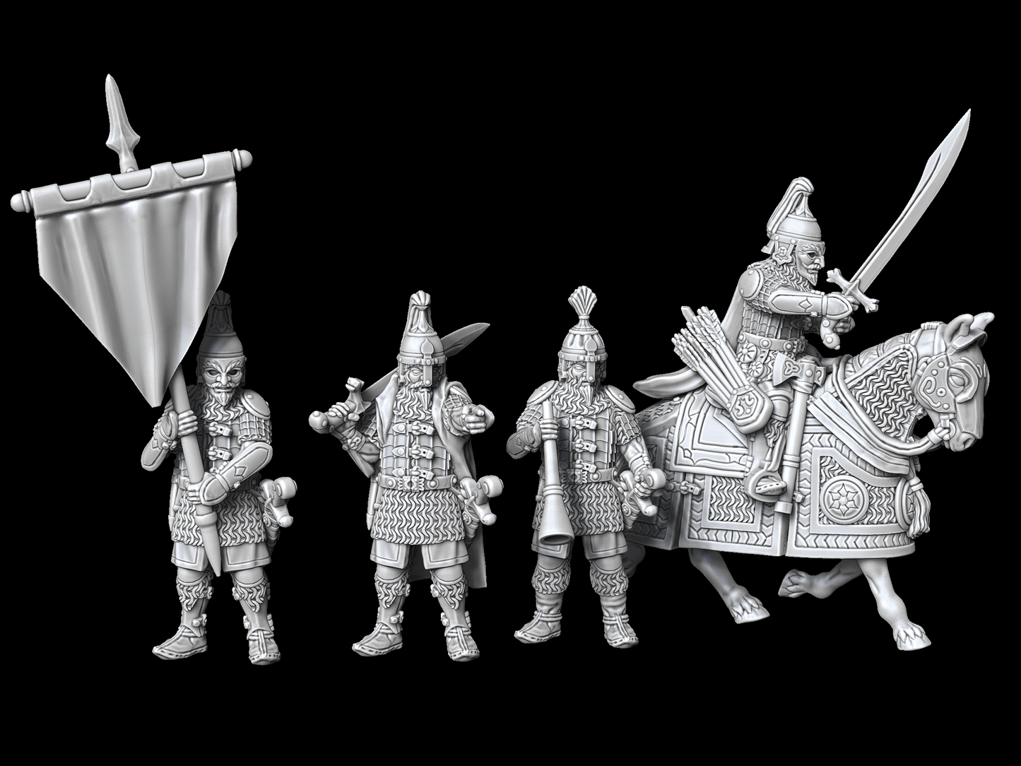 Turko-Mongol Command STLs