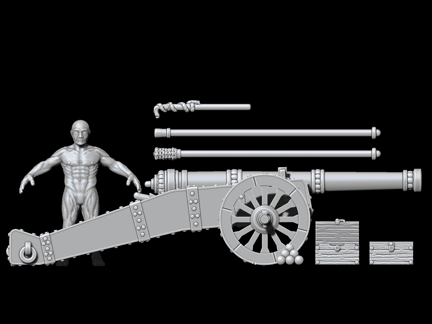 Artillery Pieces STLs