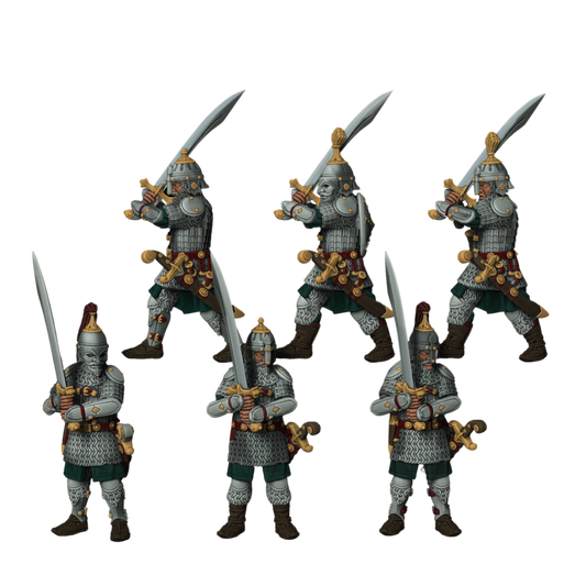 Turko-Mongol Heavy Infantry STLs Turko-Mongol Heavy Infantry STLs