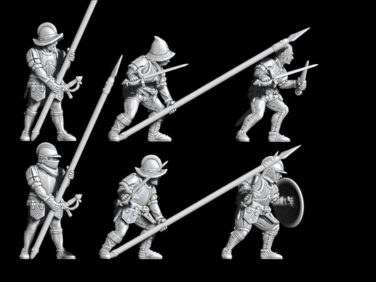 Spanish Pikemen STLs Spanish Pikemen STLs