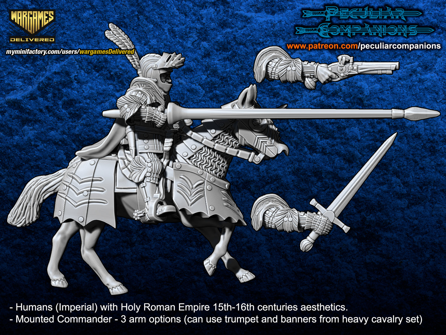 German Mounted Command STLs