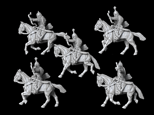 Turko-Mongol Medium Horse Archers STLs Turko-Mongol Medium Horse Archers STLs