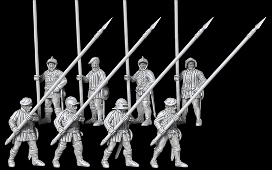 Anglo-Scots Pikemen and Halberdiers STLs Anglo-Scots Pikemen and Halberdiers STLs