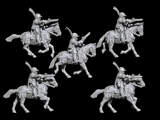 German Reiters with Pistols STLs German Reiters with Pistols STLs