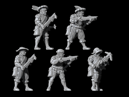 German Crossbowmen STLs German Crossbowmen STLs