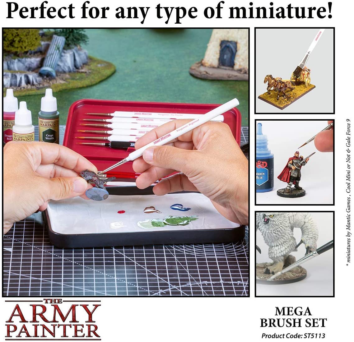 The Army Painter - Mega Brush Set (box)