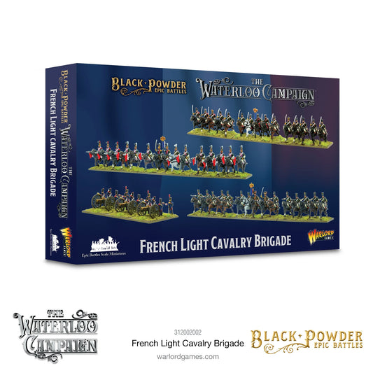 Black Powder Epic Battles - Waterloo:  French Light Cavalry Brigade Black Powder Epic Battles - Waterloo:  French Light Cavalry Brigade