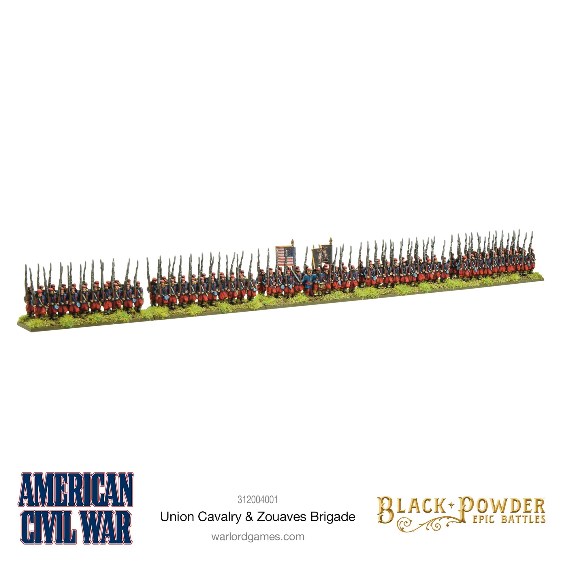 Black Powder Epic Battles - American Civil War: Union Cavalry & Zouaves Brigade Black Powder Epic Battles - American Civil War: Union Cavalry & Zouaves Brigade