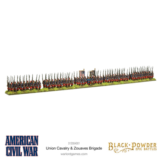 Black Powder Epic Battles - American Civil War: Union Cavalry & Zouaves Brigade Black Powder Epic Battles - American Civil War: Union Cavalry & Zouaves Brigade