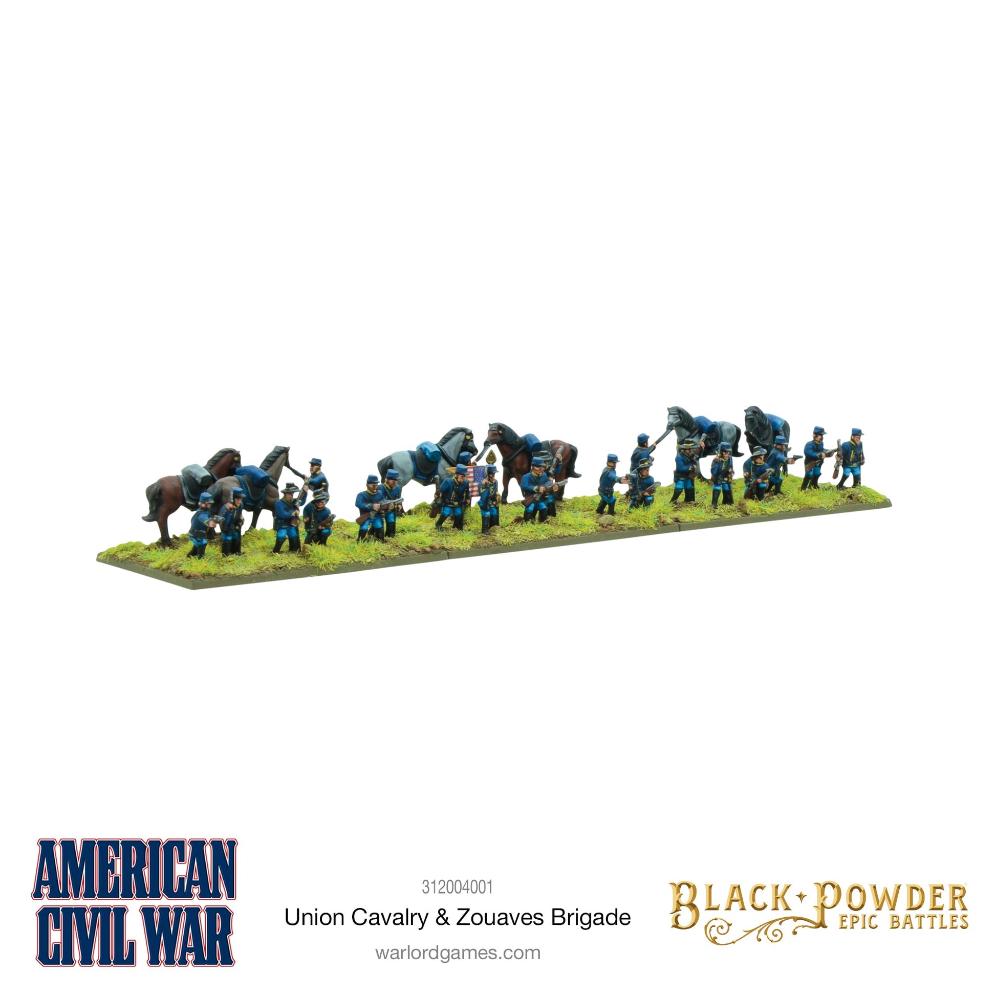 Black Powder Epic Battles - American Civil War: Union Cavalry & Zouaves Brigade Black Powder Epic Battles - American Civil War: Union Cavalry & Zouaves Brigade