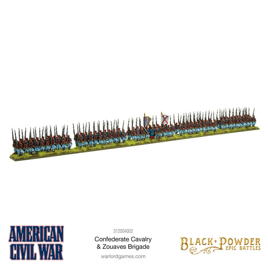 Black Powder Epic Battles - American Civil War: Confederate Cavalry & Zouaves Brigade Black Powder Epic Battles - American Civil War: Confederate Cavalry & Zouaves Brigade