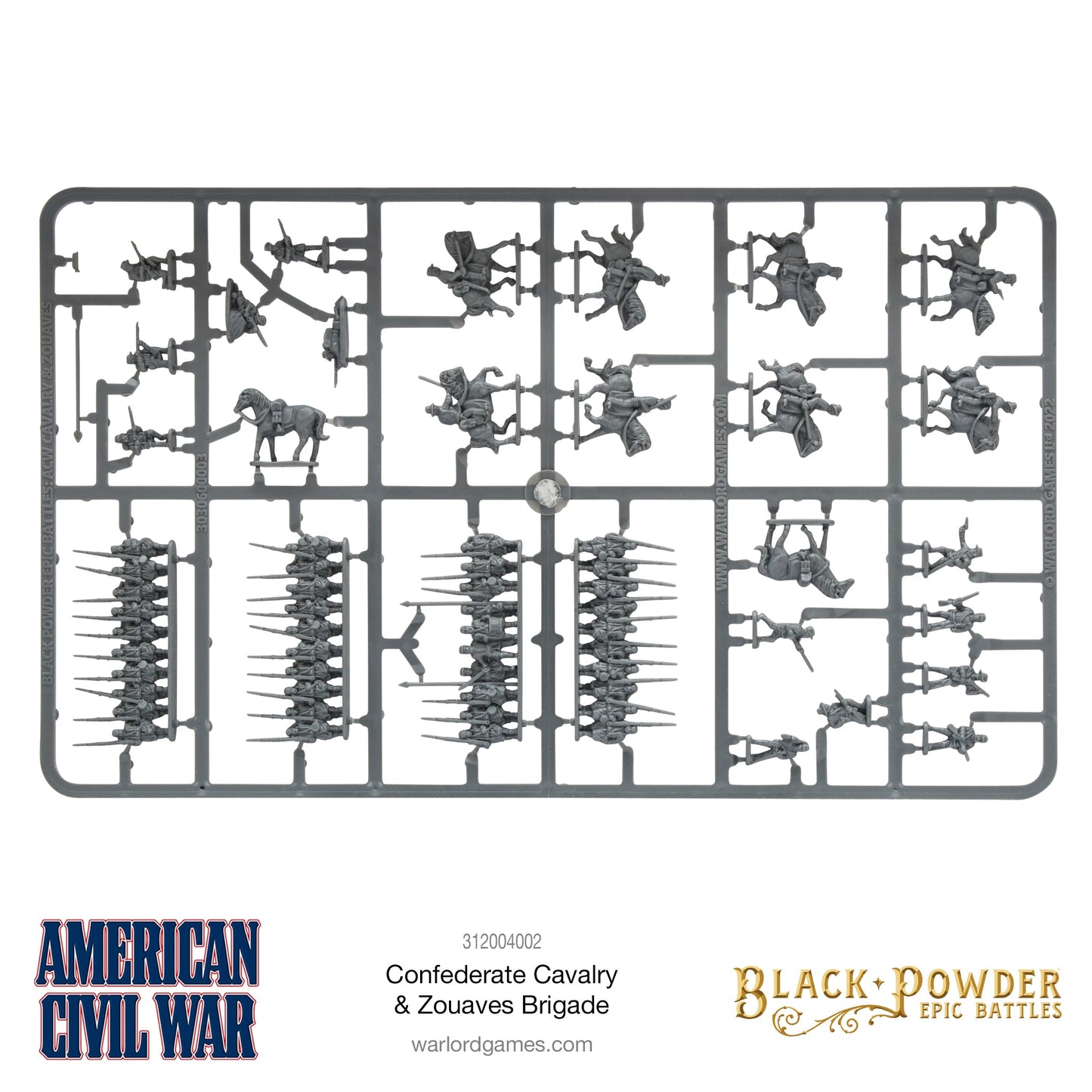 Black Powder Epic Battles - American Civil War: Confederate Cavalry & Zouaves Brigade