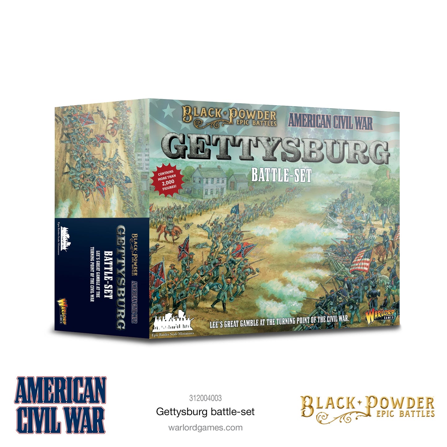 Black Powder Epic Battles - American Civil War: Gettysburg Battle-Set