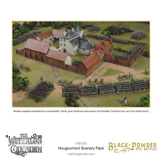 Black Powder Epic Battles - Waterloo: Hougoumont Scenery Pack Black Powder Epic Battles - Waterloo: Hougoumont Scenery Pack