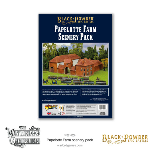 Black Powder Epic Battles - Waterloo: Papelotte Farm Scenery Pack Black Powder Epic Battles - Waterloo: Papelotte Farm Scenery Pack