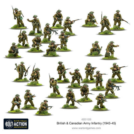 Bolt Action -  Great Britain: British & Canadian Army infantry (1943-45) Bolt Action -  Great Britain: British & Canadian Army infantry (1943-45)