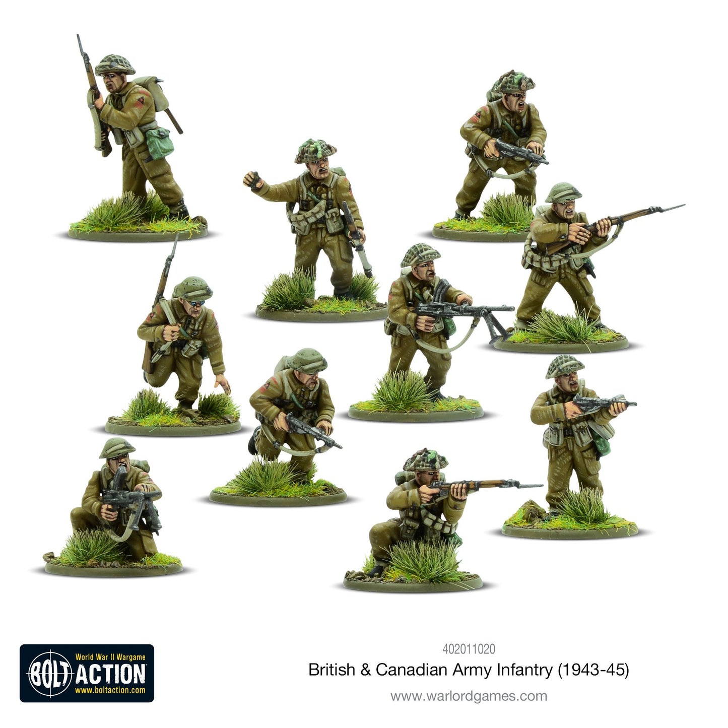 Bolt Action - Great Britain: British & Canadian Army infantry (1943-45)