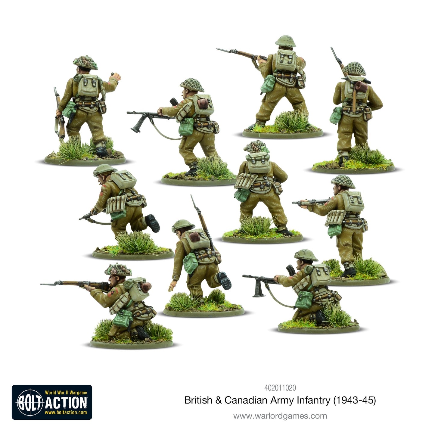 Bolt Action - Great Britain: British & Canadian Army infantry (1943-45)