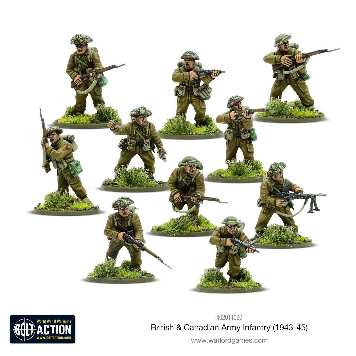 Bolt Action - Great Britain: British & Canadian Army infantry (1943-45)