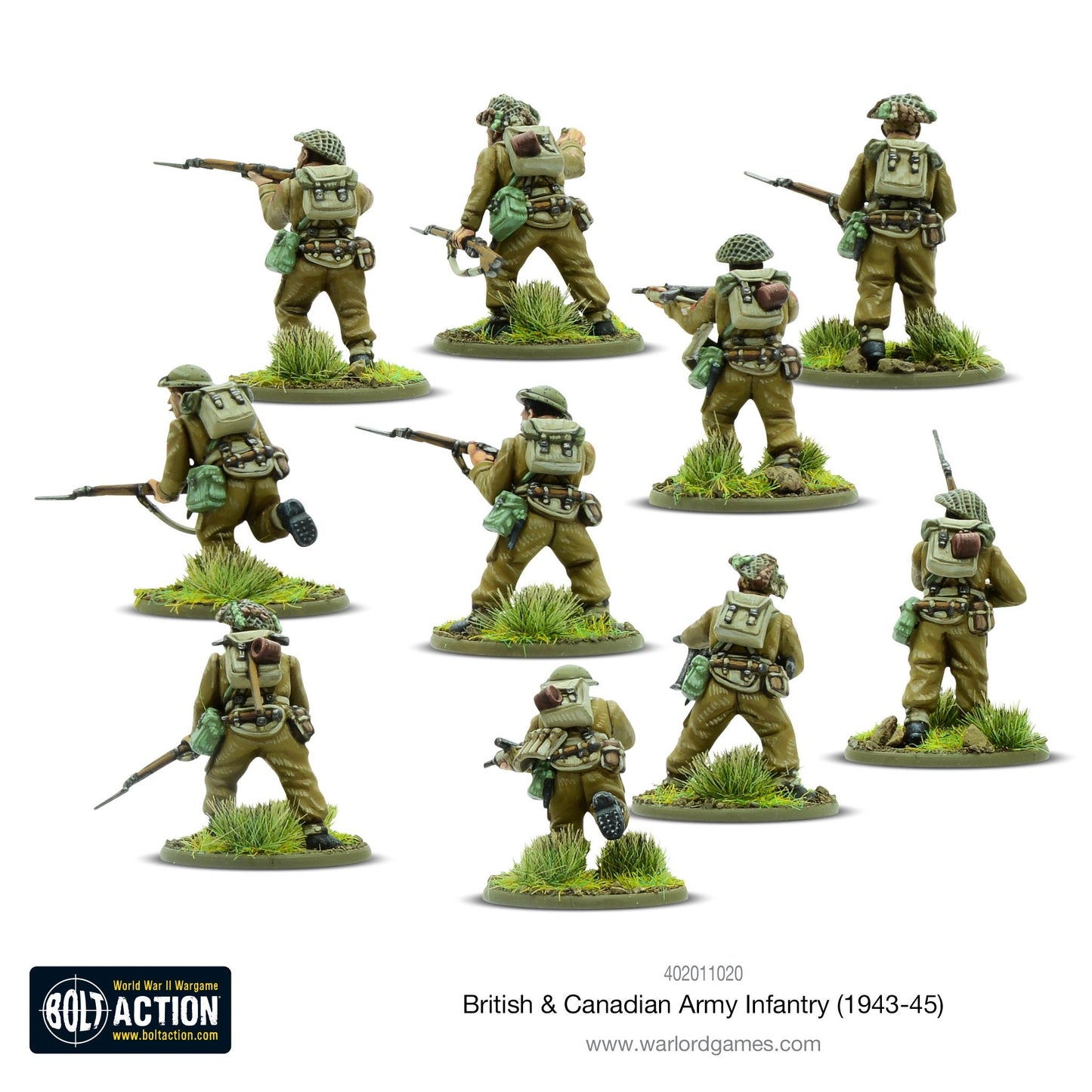 Bolt Action - Great Britain: British & Canadian Army infantry (1943-45)