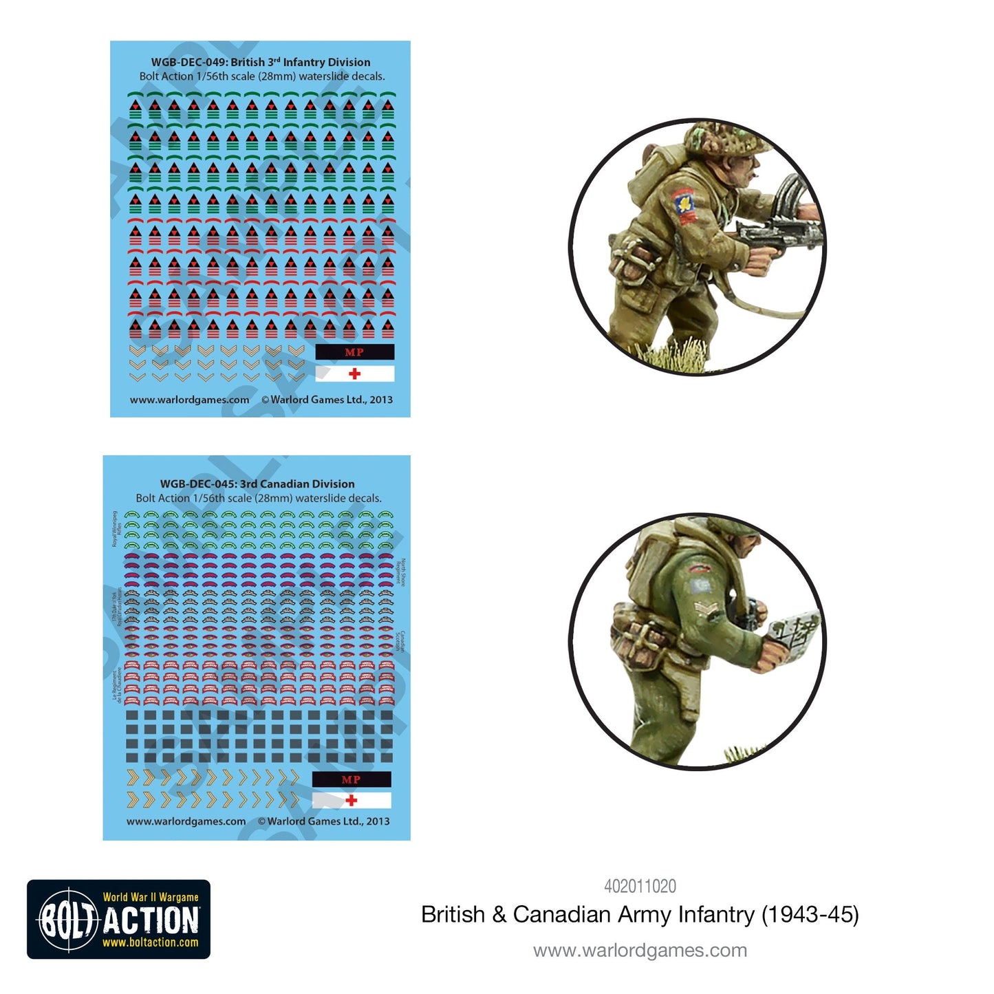 Bolt Action - Great Britain: British & Canadian Army infantry (1943-45)