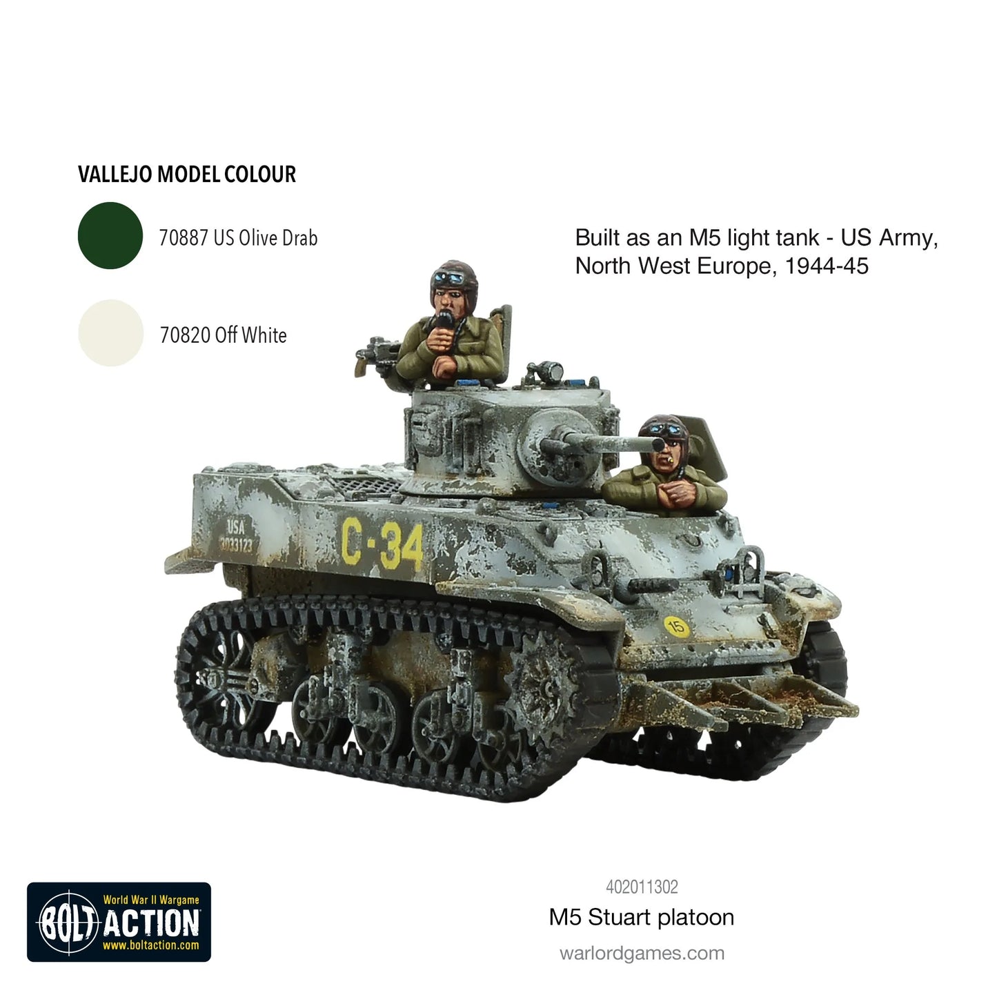 Bolt Action - Great Britain: M5 Stuart Platoon