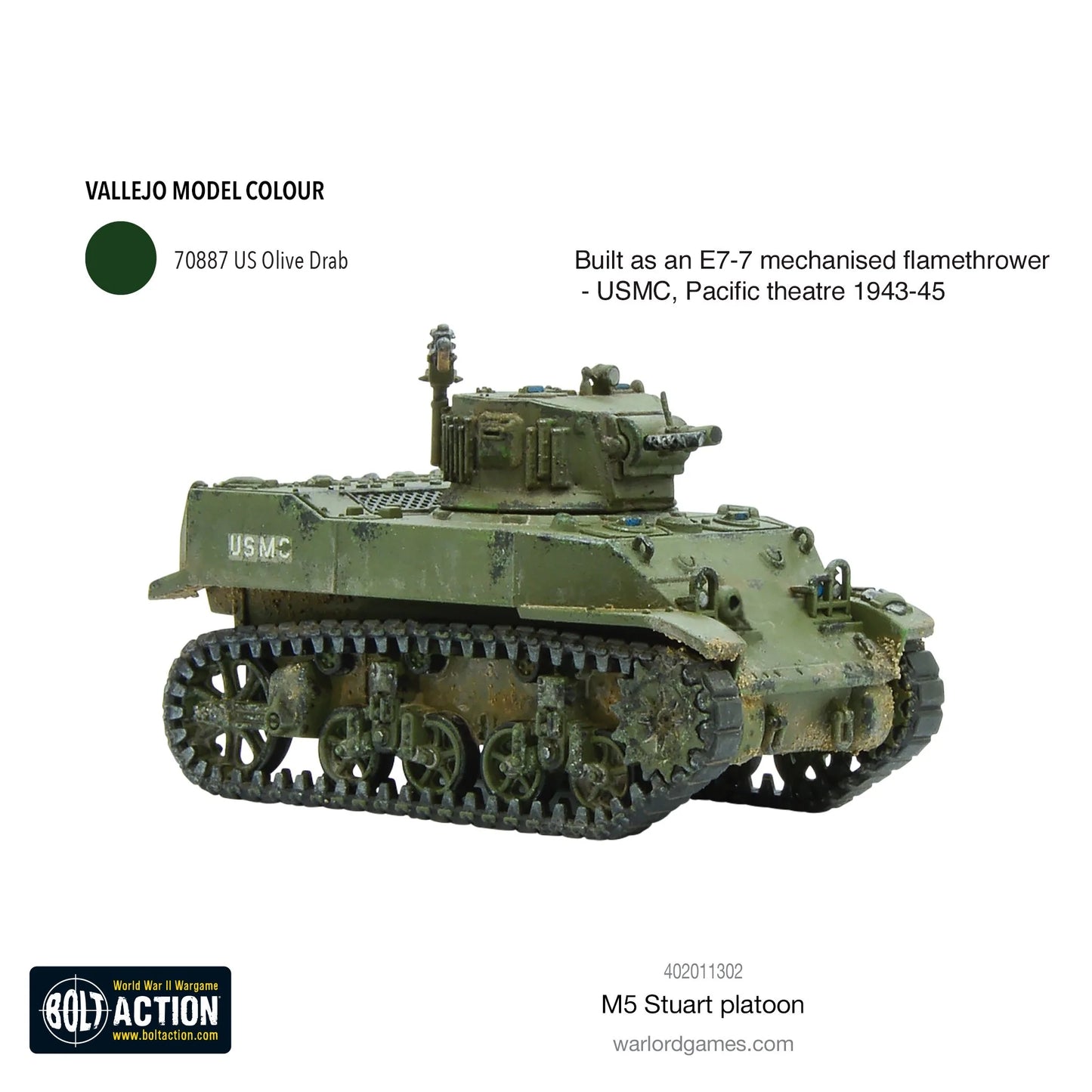 Bolt Action - Great Britain: M5 Stuart Platoon
