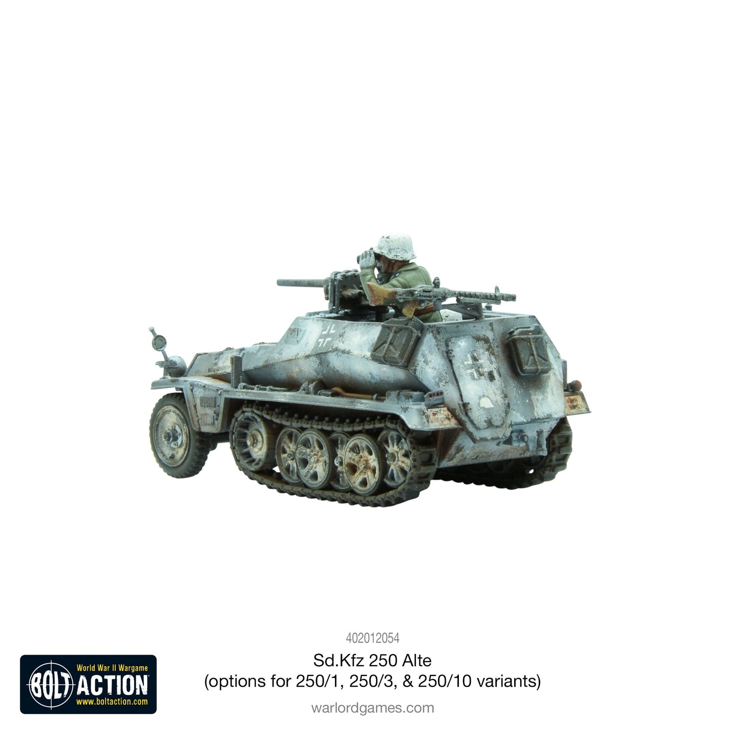 Bolt Action - Germany: Sd.Kfz 250 (Alte) half-track (options to make 250/1, 250/3 or 250/10 variants)