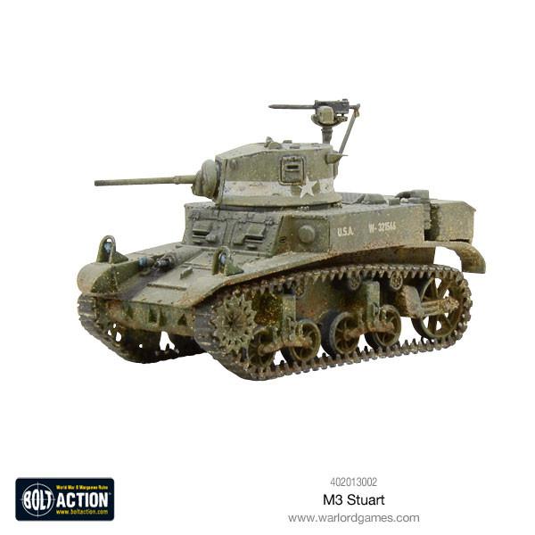 Bolt Action - Tank War: M3 Stuart + Digital Guide