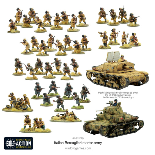 Bolt Action - Italy: Italian Bersaglieri Starter Army Bolt Action - Italy: Italian Bersaglieri Starter Army