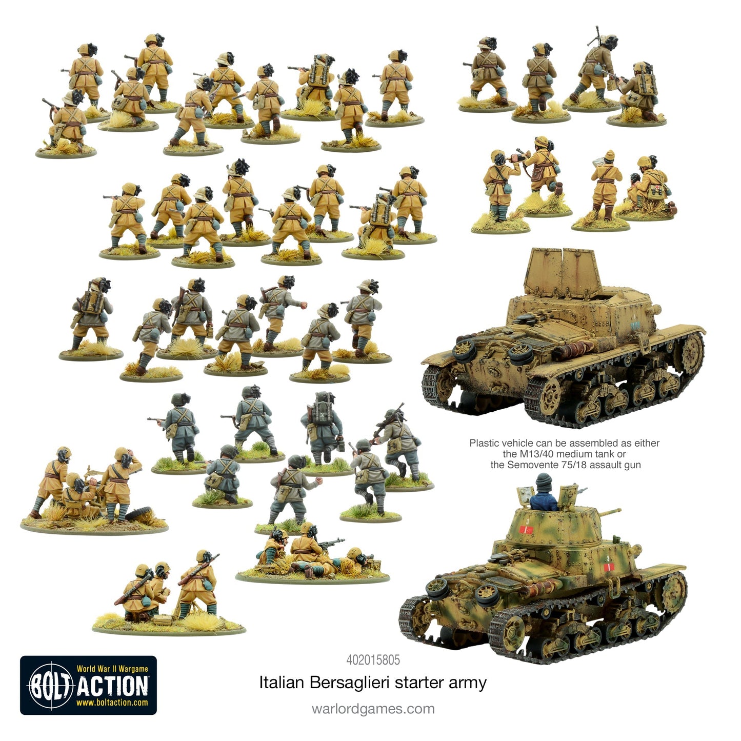 Bolt Action - Italy: Italian Bersaglieri Starter Army
