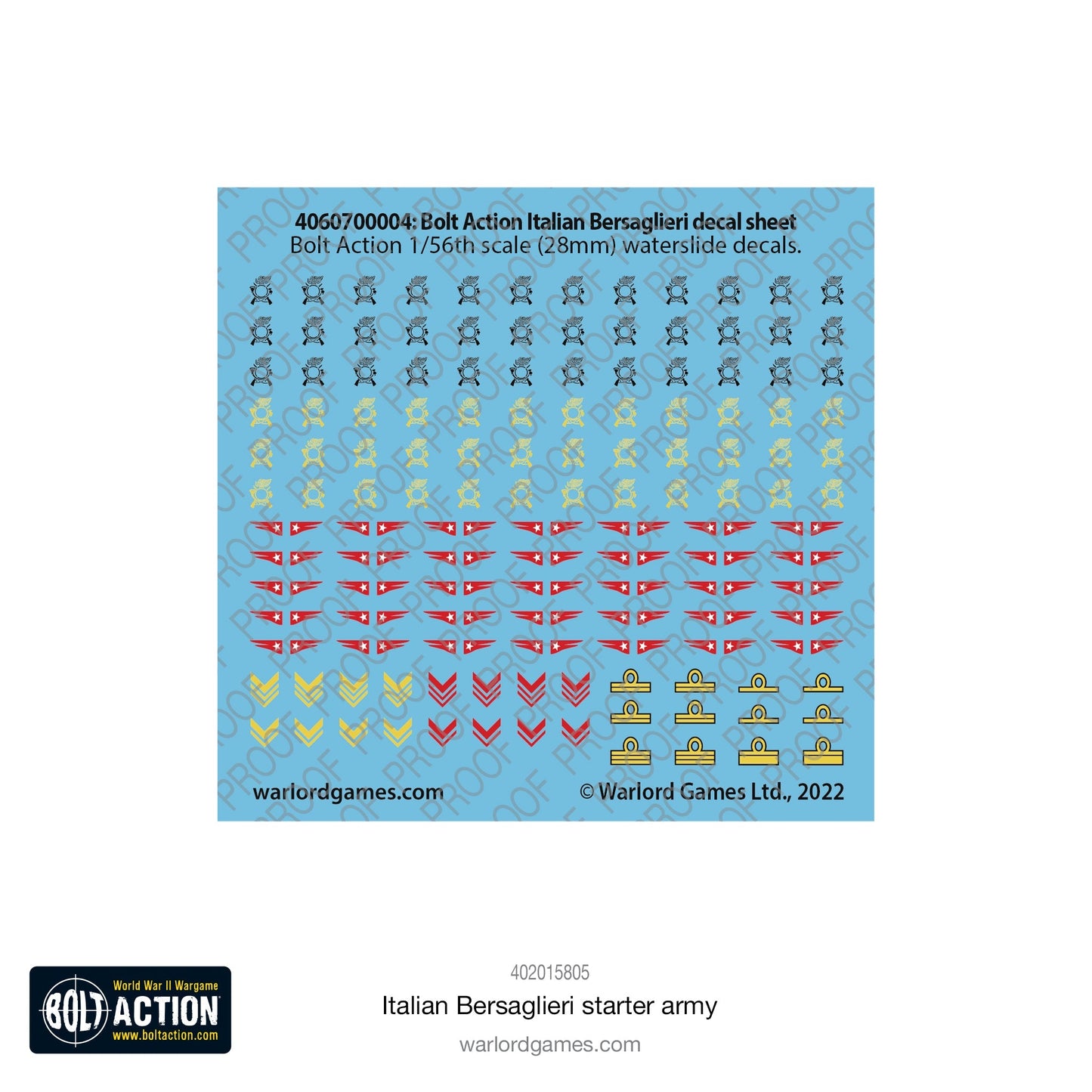 Bolt Action - Italy: Italian Bersaglieri Starter Army