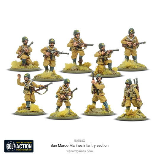 Bolt Action - Italy: San Marco Marines Infantry Section Bolt Action - Italy: San Marco Marines Infantry Section