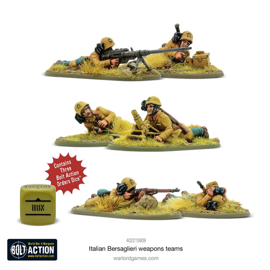 Bolt Action - Italy: Italian Bersaglieri Weapons Teams Bolt Action - Italy: Italian Bersaglieri Weapons Teams