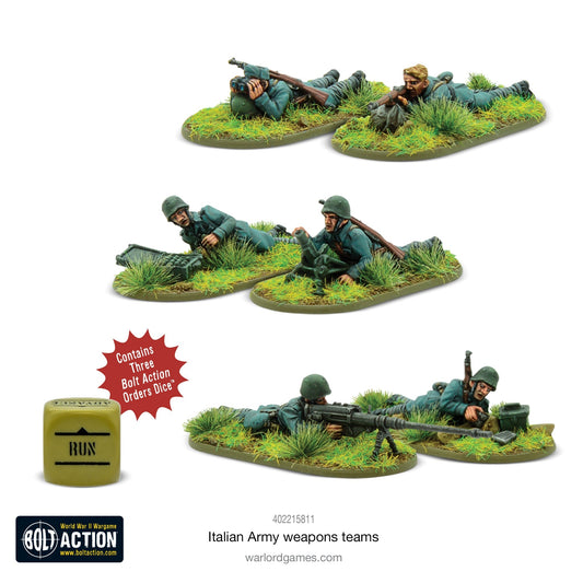 Bolt Action - Italy: Italian Army Weapons Teams Bolt Action - Italy: Italian Army Weapons Teams